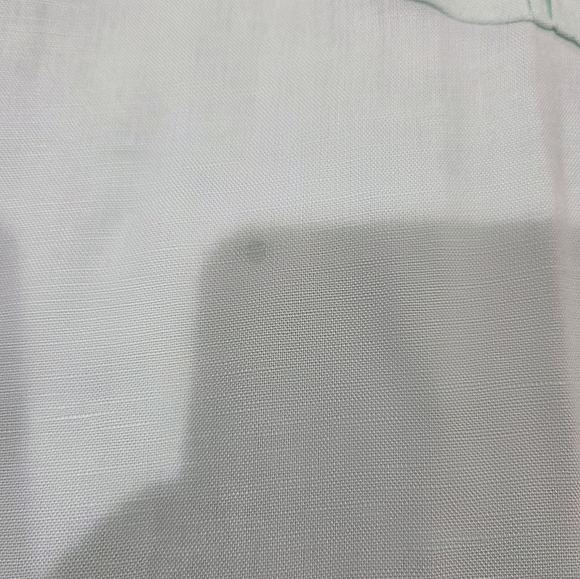 Cubavera Shirt Mens XL Green White Guayabera Embroidered Button Up Short Sleeven - Picture 13 of 17